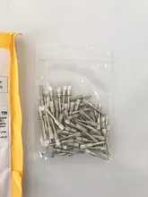 Cuenco para brochas de nailon para pulir Dental, cepillo de Prophylaxis Dental para MANGO de contraángulo, transparente, 100 Uds.