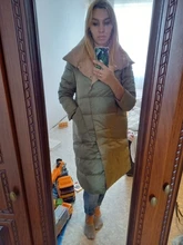 Coat Parkas Long-Jacket Fitaylor Double-Sided-Down Winter Women Warm