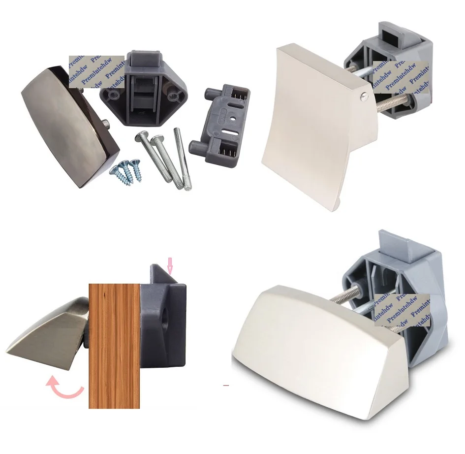 2 шт./лот цинк мебель шкаф нажимная дверная защелка бескнопочный замок RV караван