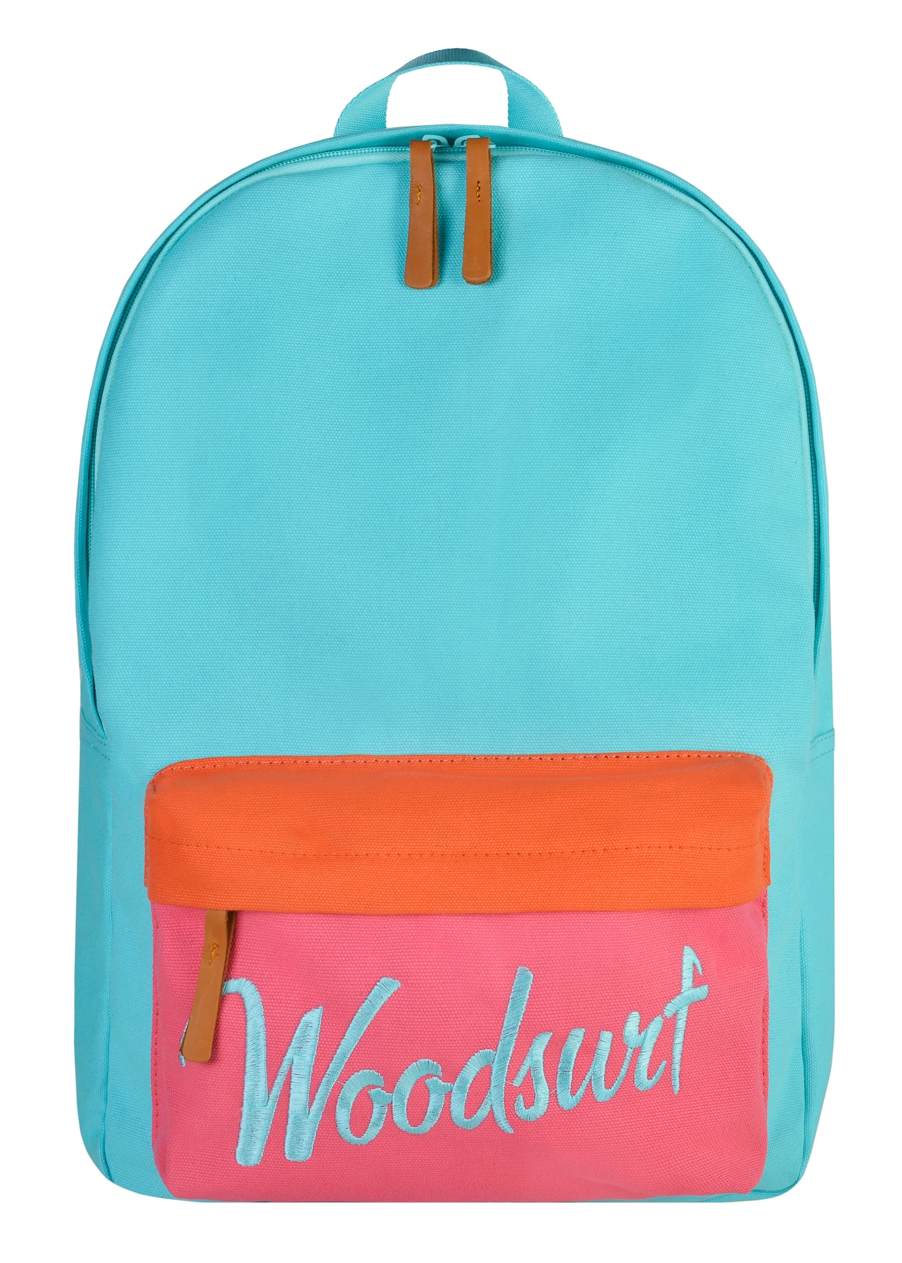 Рюкзак Woodsurf, EXPRESS Academy, коллекция SUMMER BREEZE, канвас, микс бирюза