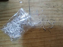 100 unids/lote pendientes Carven 925 de color plata de cobre oído cables pendientes gancho para DIY pendientes de joyería suministros Accesorios