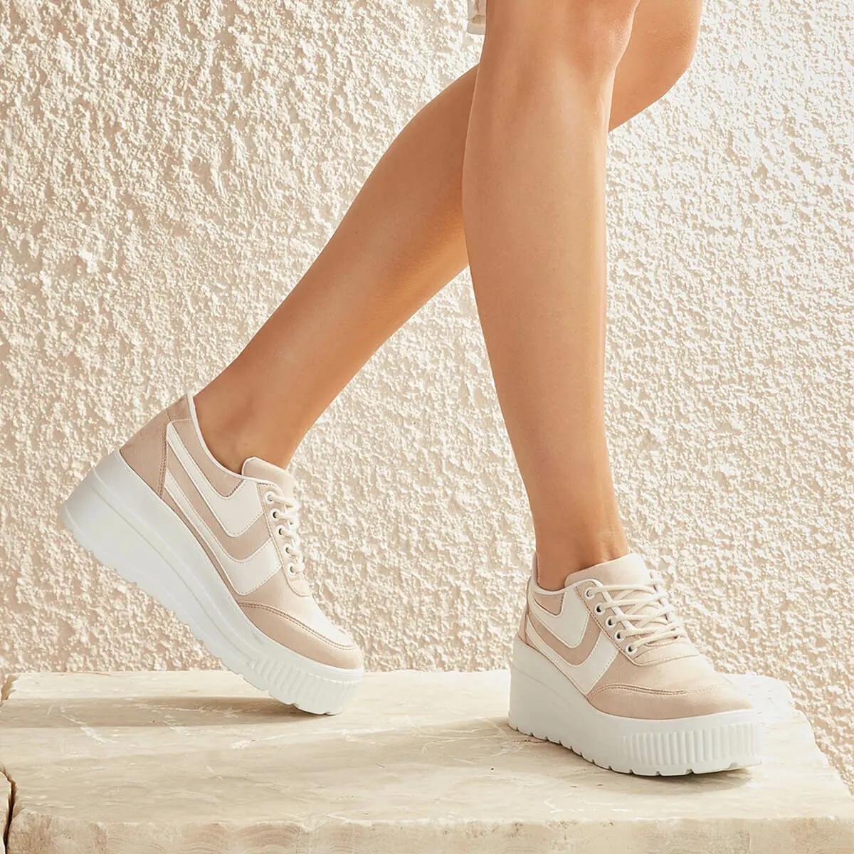 FLO BRIT19Y SHAMMY Cream женские кроссовки обувь BUTIGO