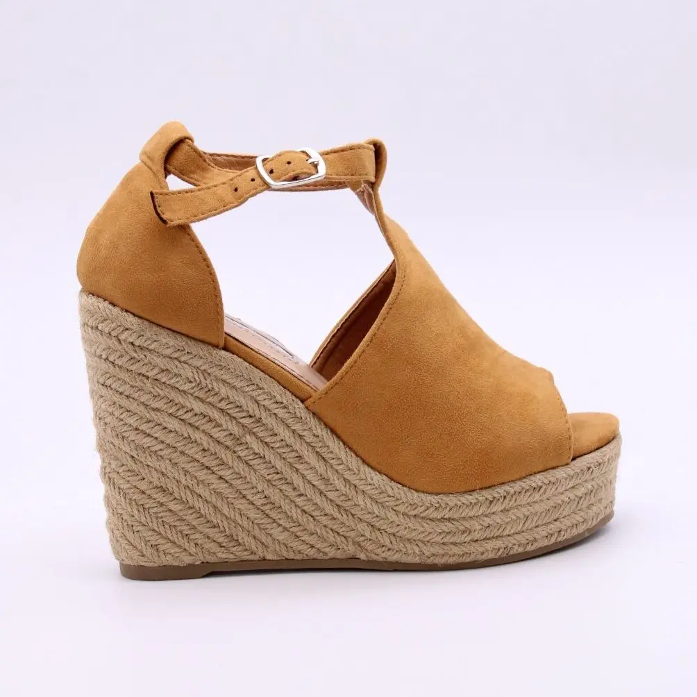Soraia Jute Wedge Sandals - Detail Image 1