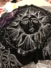 Juego de mesa de Tarot no tejido, cubierta para cartas de juego, mantel para juego, 49x49cm