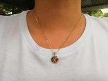 Collar de letra inicial para mujer y niña, gargantillas con 26 letras doradas, colgantes de cobre, joyería de CZ, cadena personal