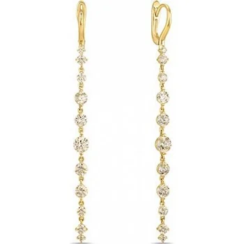 

Lucas gold earrings with 22 cubic zirconia Red Gold