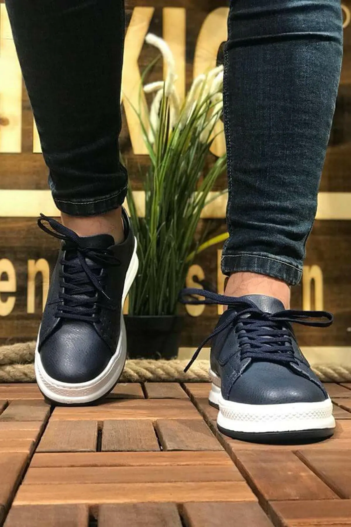 Products Mens Fashion Burgundy Trainers Shoes, Travel Sneakers, New Fashion Men Casual Khaki Shoe, Lace-Up Breathable Navy Blue Sneakers