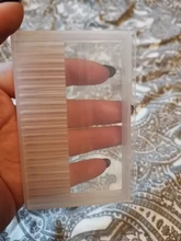 Caja de almacenamiento de plástico con 20 ranuras para broca de uñas, contenedor de cortadores para manicura, accesorios para uñas, herramienta artística