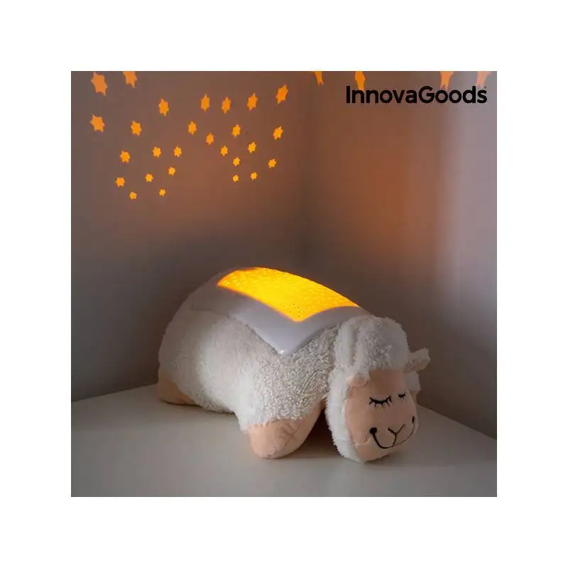 Плюшевый светодиодный проектор из овчины InnovaGoods