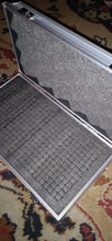 Caja de Herramientas de aluminio portátil, equipo de seguridad, estuche de almacenamiento, Maleta resistente a impactos con esponja