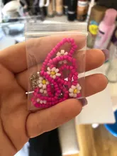 Gargantilla de margaritas con cuentas de semillas de colores bohemios, Collar corto llamativo, cadena para clavícula, joyería de fiesta para mujer