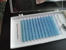 False-Lashes HBZGTLAD Curl 8-15mm Blue Yellow C/D Brand-New