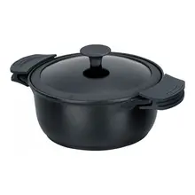 Кастрюля с крышкой Walmer Nordic, 2,3л, 20см, черный