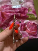 2021 nueva moda elegante Vintage Punk gótico para la oreja, de estrás de cristal brazalete de Clip de perno pendientes 1E321