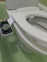 Water Bidet Toilet-Seat Non-Electric Warm Shattaf Dual-Nozzle Self-Cleaning Feminine