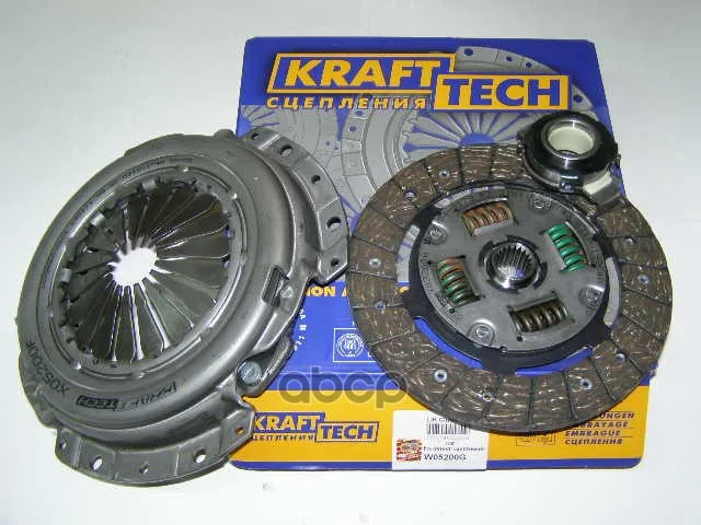 W05200g_комплект Сцепления! Lada Kalina/Priora 1.6 00 Krafttech W05200g KraftTech арт. W05200G