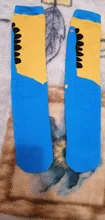 Calcetines de algodón con estampado de dibujos animados para niños, calcetín Infantil largo lindo, hasta la rodilla, con oso, de 3 a 12 años, 1 Uds.