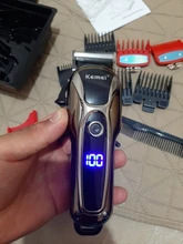 Cortadora de pelo profesional para hombres, máquina inalámbrica para cortar cabello y barba, para barberías