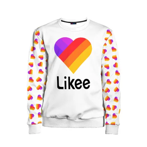 Детский свитшот 3D Like 13, Комфортный свитшот Лайк, для детей, Like для мальчиков и девочек, мягкий, яркие цвета, не выгорают