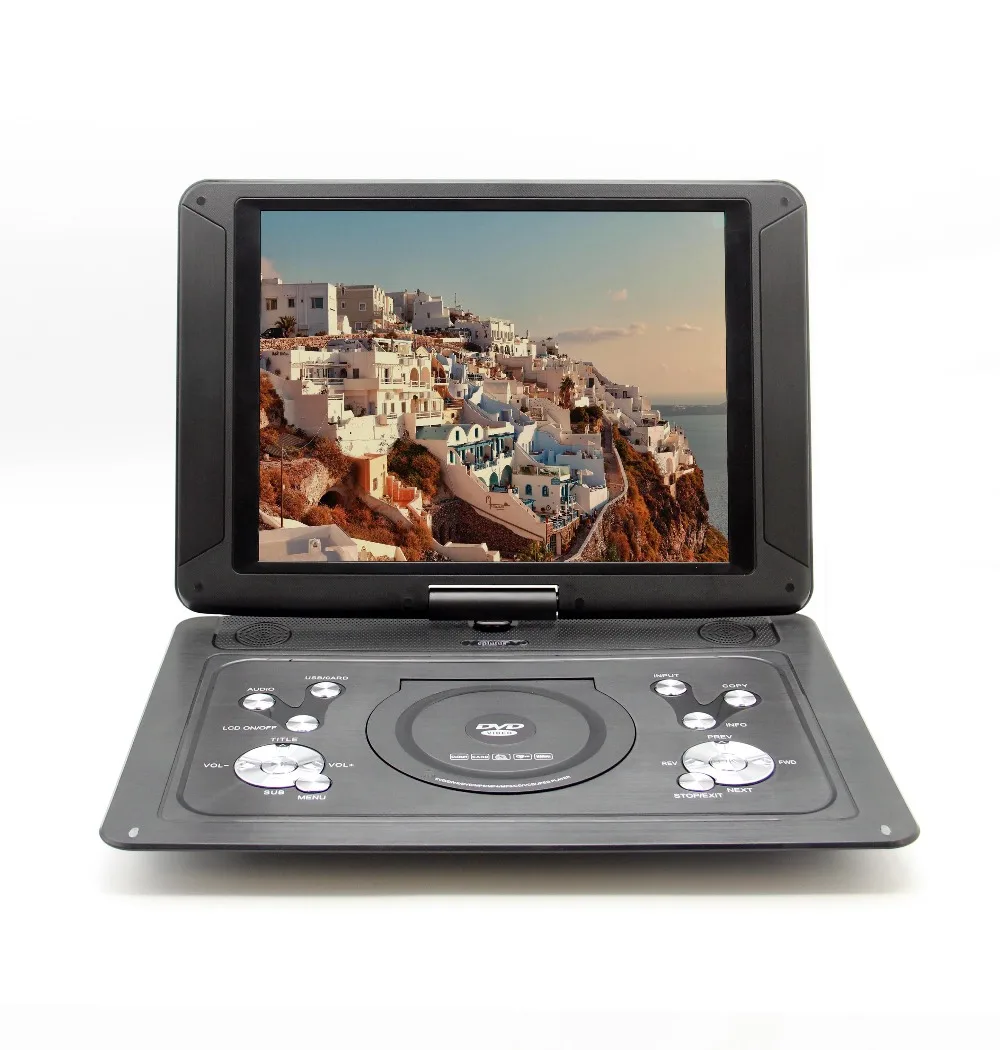 Портативный DVD плеер 1" Eplutus EP-1403T с цифровым тюнером DVB-T2