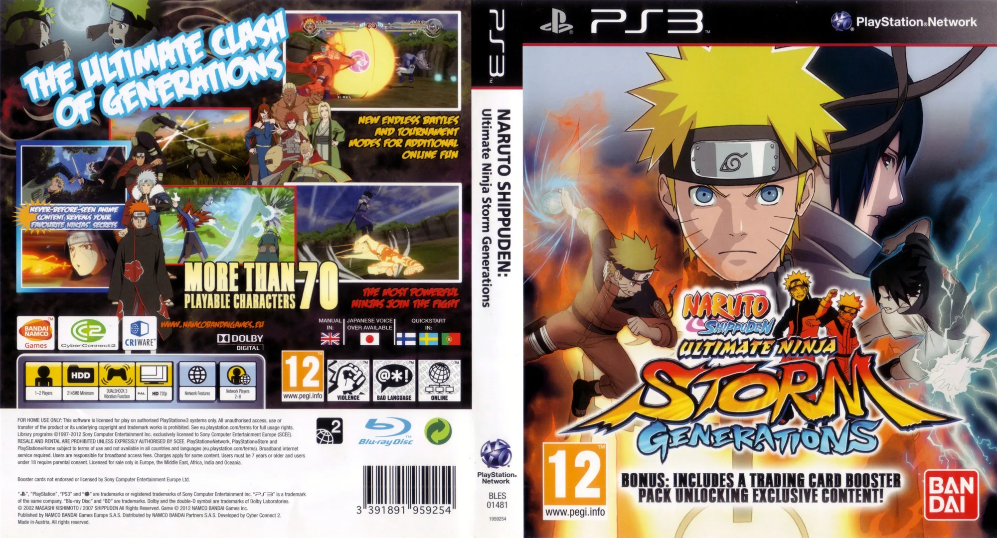 heroin udvide ligevægt Naruto Shippuden Ultimate Ninja Storm Generations Ps3 Игра Б\у - Game Deals  - AliExpress