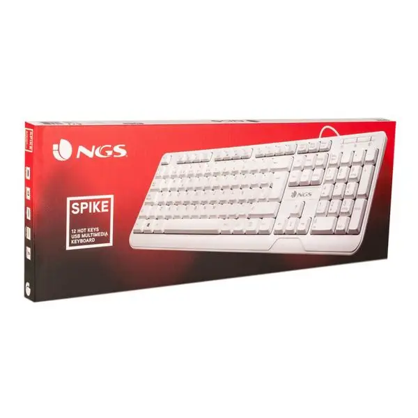 Клавиатура NGS Spike белая