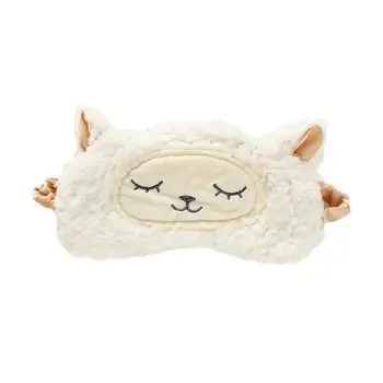 

Sleeping Mask Sleeping Blindfold Soft Plush Eye Masks Cute Love Goat Eye Cover Plush Mask Eyepatch Nap Health Eye Cove