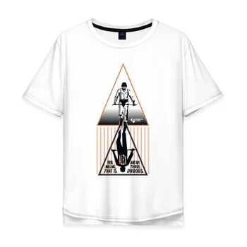 

Men's T-shirt cotton oversize crown Orange