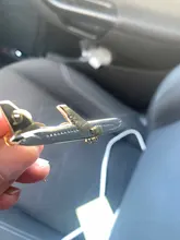 Avión forma pinza para corbata para hombre piloto de los hombres de negocios Clip de corbata gemelos de alta calidad Cierre de lazo corbata para hombres regalo de boda