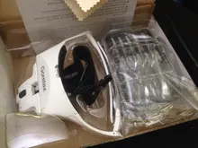 Magnifier-Glasses Headband Loupe-Craft Jeweler Led-Light Hands with 