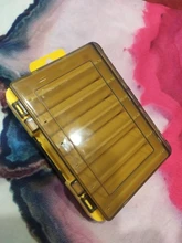 Pesca MEREDITH caja 12 compartimentos accesorios de pesca, señuelo gancho de cajas de almacenamiento de doble cara de alta resistencia de pesca caja