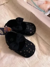 Zapatos de cuna para niño niña recién nacido, zapatillas informales con estampado de lunares y lazo