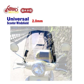 

Scooter windscreen universal electric Motorcycle windshield motorbike wind Deflectors ebike accessory PC 2.0mm Thickness for NIU