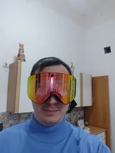 Snowboard Goggles Skiing Eyewear Double-Lens Adult UV400 Anti-Fog Men Women