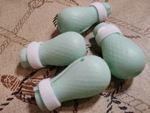 De silicona de aseo suministros Anti-arañazos zapatos para gatos ajustable Gato botas baño lavado garra zarpa de gato Protector de la cubierta