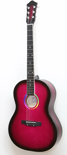 M-213-RD Акустическая гитара, красная, Амистар