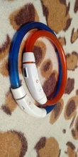Usb-Dog-Collar Charging-Tube Pets Glowing Luminous-Safety Rechargeable Flashing LED .