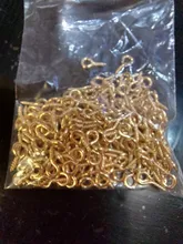 200 unids/lote pequeño Mini ojo Pins eyepin ganchos ojales tornillo roscado 8 colores cierres ganchos DIY joyería hacer accesorios