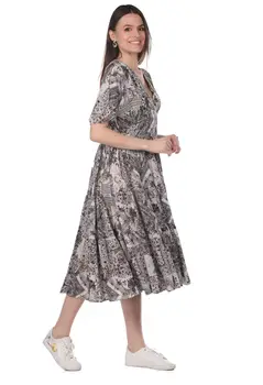 

MARKAPİA MİDİ PATTERNED DRESS