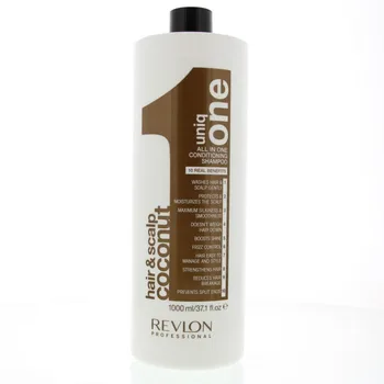 

REVLON UNIQONE HAIR & SCALP SHAMPOO AND CONDITIONER COCONUT 1000ML