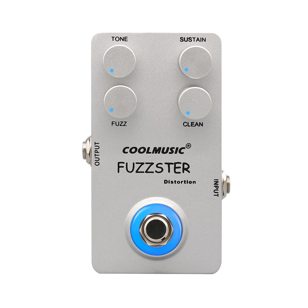 Coolmusic Fuzzster искажающая педаль для гитары басов и пуха электрических гитар|Детали