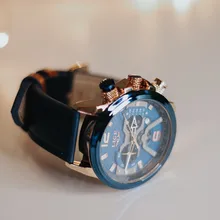 2021 en este momento deportes Casual para hombres superior de la marca de lujo de Cuero militar relojes de muñeca relojes para hombres de moda cronógrafo reloj de pulsera