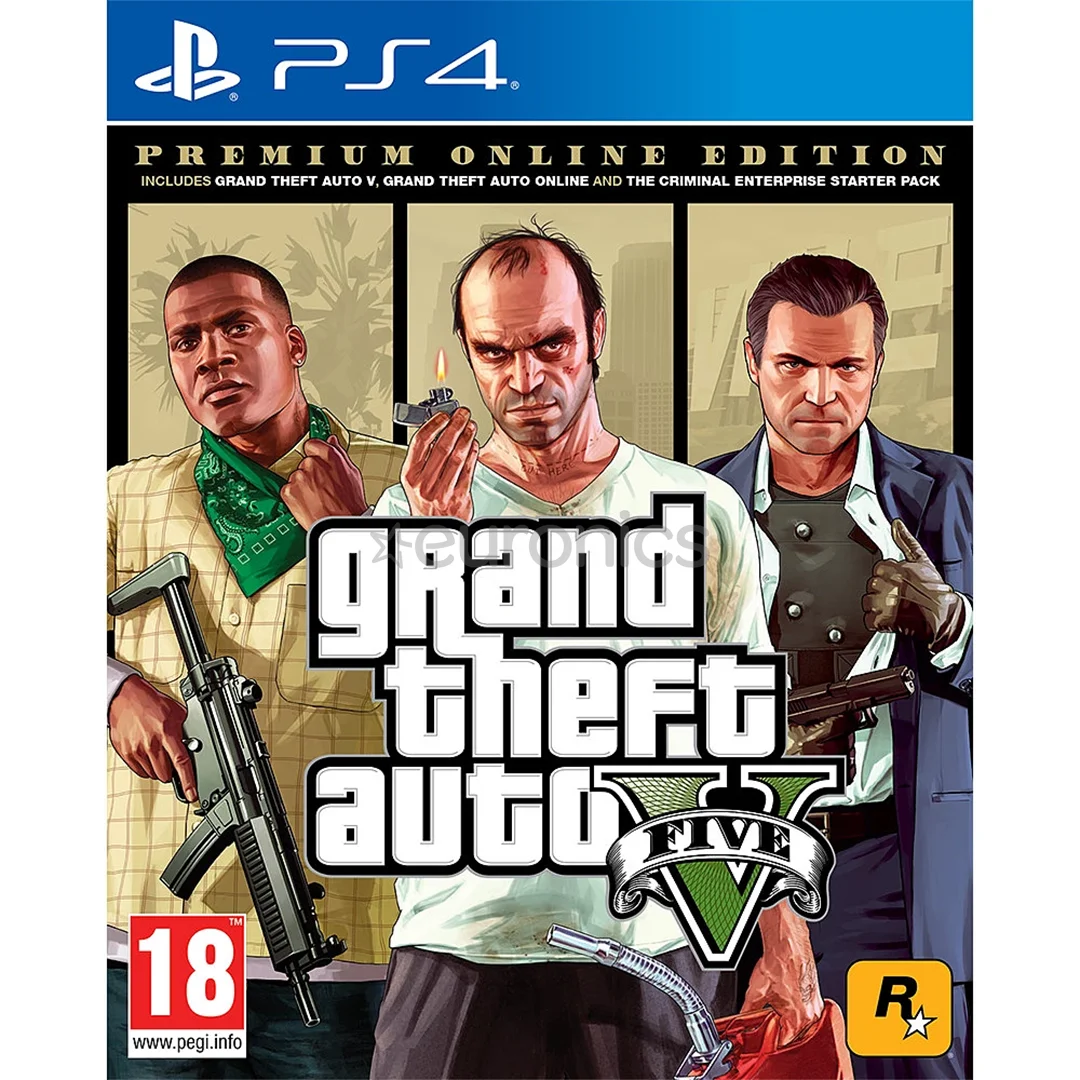 Оригинальная игровая консоль GTA 5 премиум-класса для PS4 Playstation 4 автоприключения