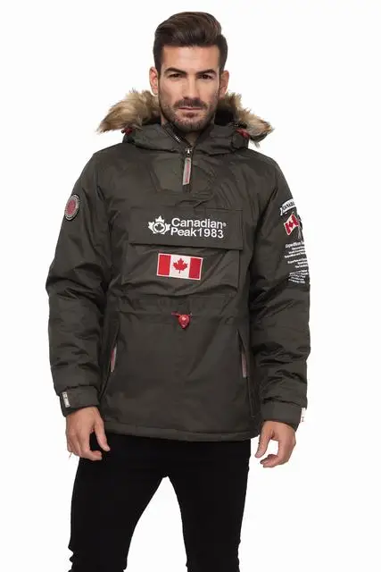 Canadian Peak BANOTIKO Parka para Color Caqui RBMCPSA116-4 - AliExpress Mobile