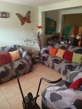 Elastic-Sofa-Cover Corner Sofa Geometric Living-Room Chair-Protector Sectional 1/2/3/4-seater