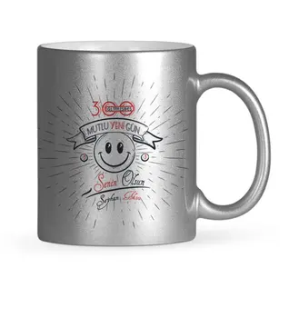 

Personalized 365 Happy New Day Silver Gilt Mug Cup-3