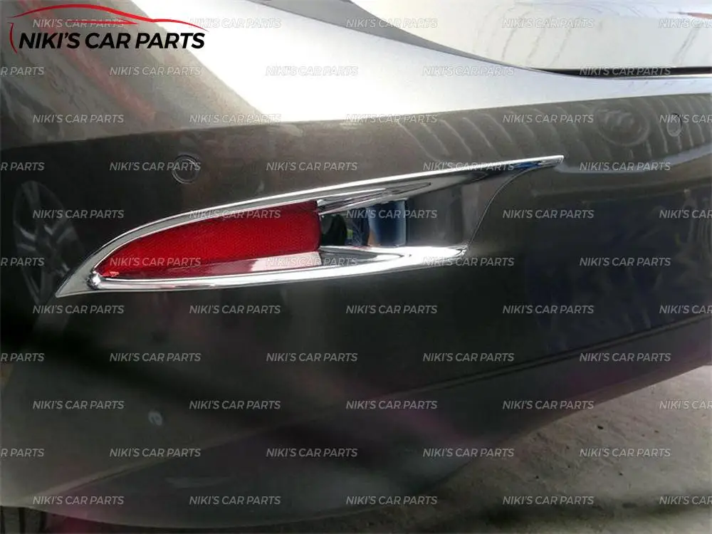 Чехлы для задних противотуманных фар чехол для Mazda 3- ABS пластик хром 2 шт. литье украшение Тюнинг Автомобиля