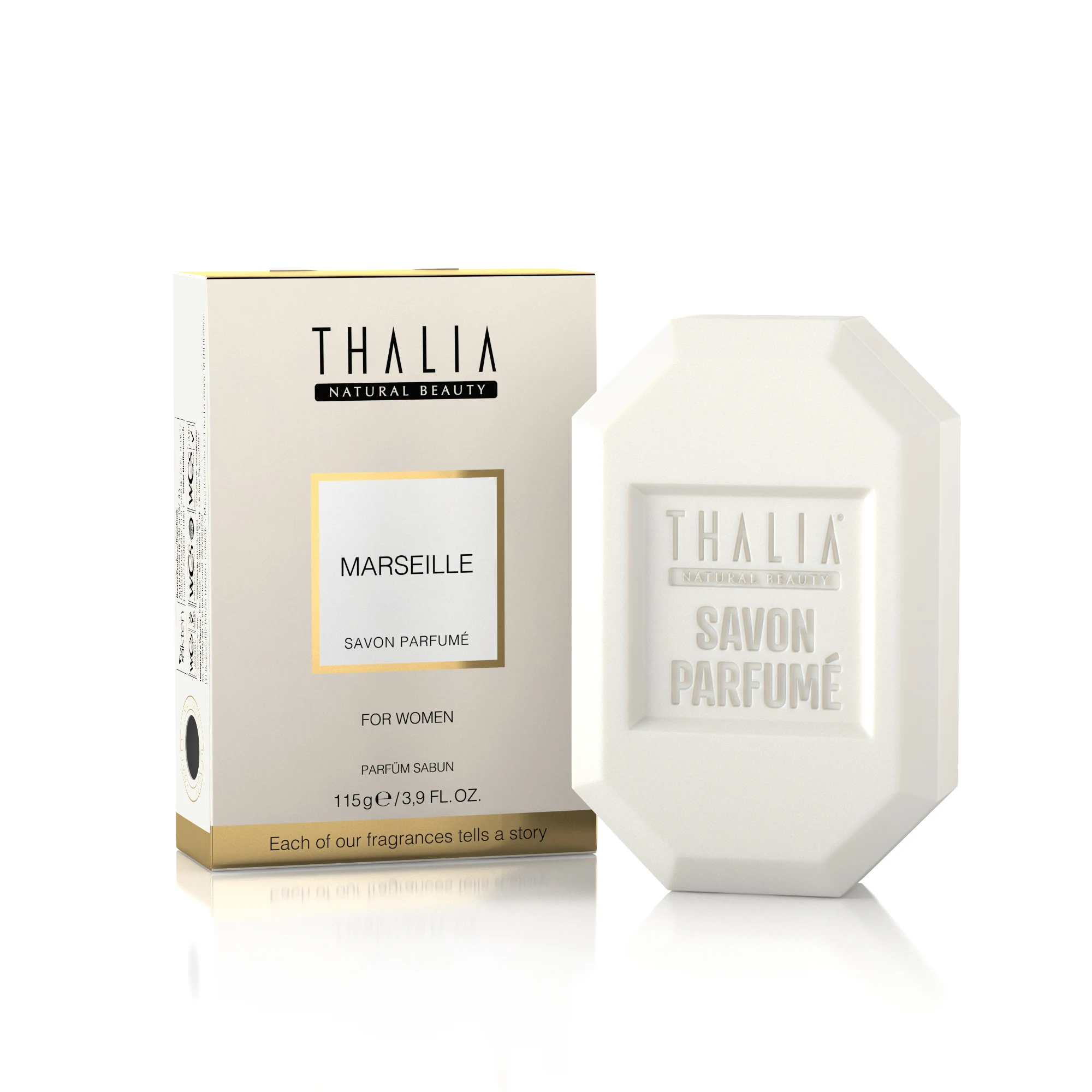 

Marseille Perfume Soap Mold Soap, Healthy and Hygienic for Women-115g.