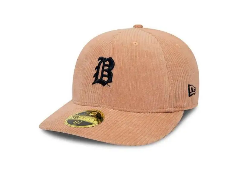 Кепка New Era 59 пятьдесят оперстаун Бостон MLB 7 1/4 розовая с вельветовой тканью