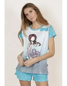 

▷ PAJAMA ADULT SHORT SLEEVED GORJUSS SANTORO